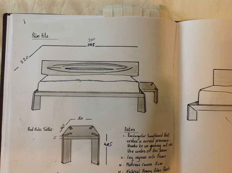 <strong>Detailed Drawing| </strong> Once you are happy with the watercolour or 3D computer image and have approved the quotation, a 50% deposit is payable on confirmation of the official order. A detailed drawing of each piece will then be dispatched to one of our Burmese factories. Our factory manager will be briefed on each piece and a palette of materials will be selected to begin manufacture. 